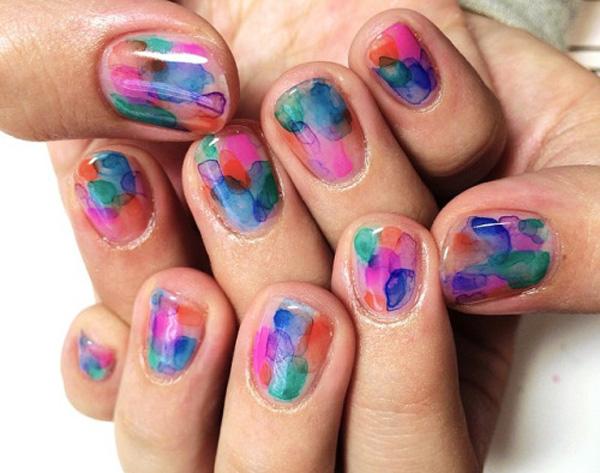 Watercolor Bubble Nail Art Tips and Tricks - wide 8