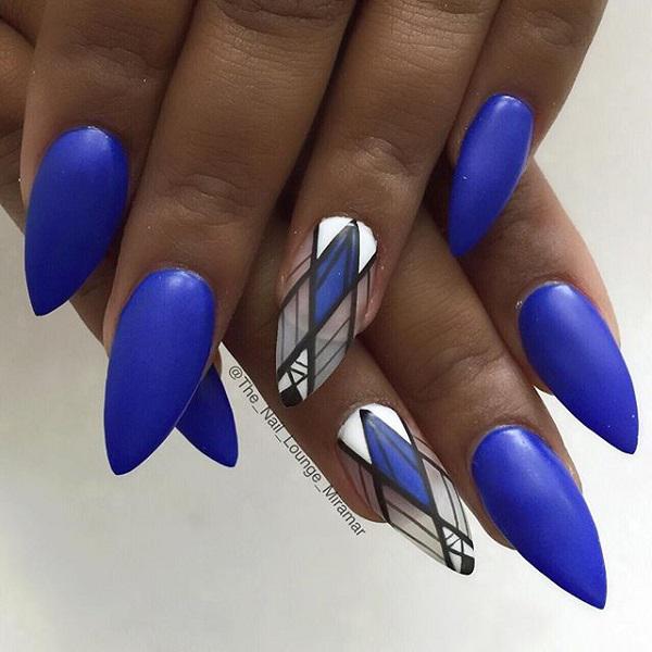 50 Blue Nail Art Designs  Art and Design