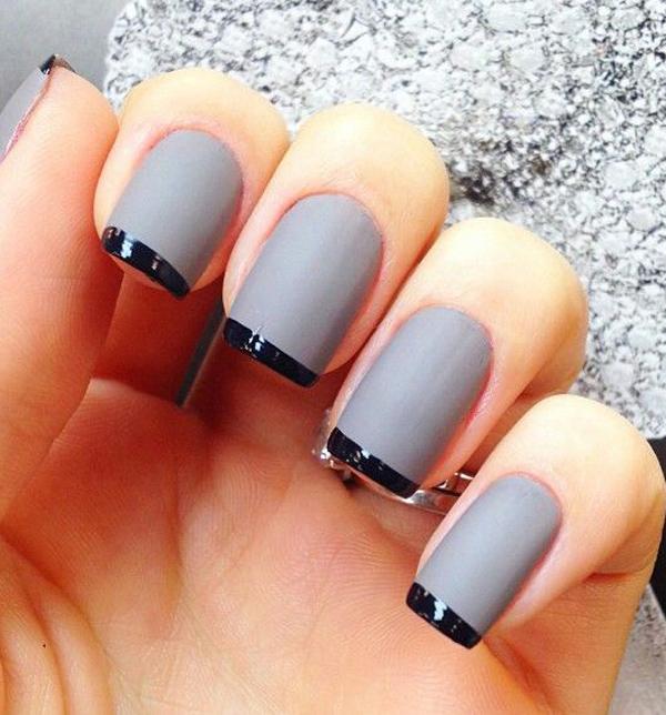 35 Gray Nail Art Designs Art And Design