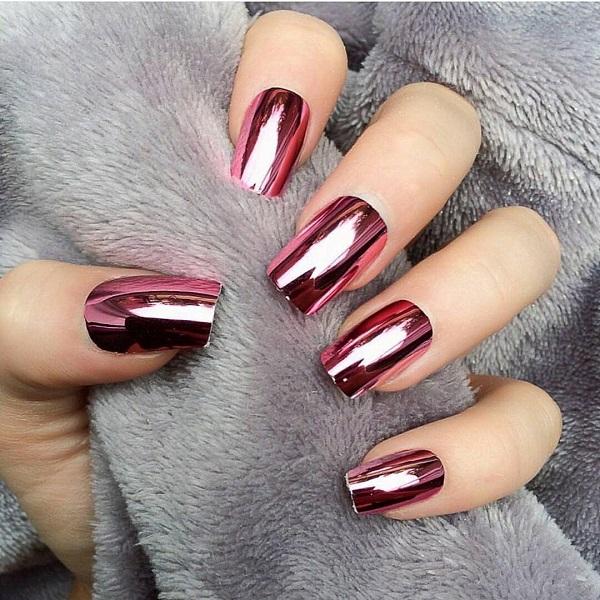 55+ Chrome Nail Art Ideas Art and Design