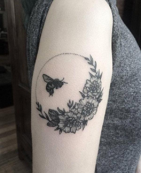 75 cute bee tattoo ideas art and design 75 cute bee tattoo ideas art and design
