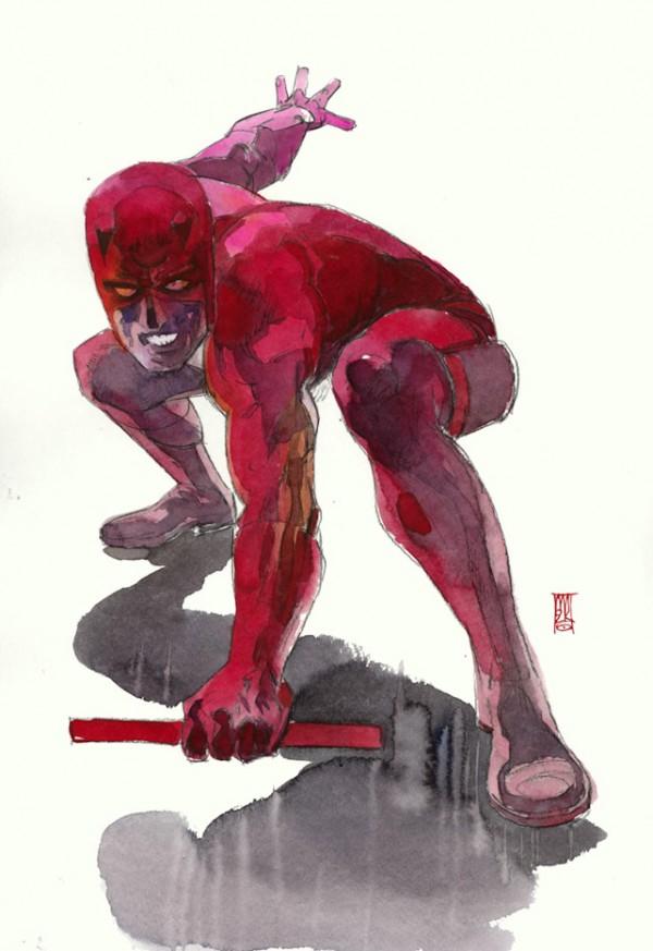 Watercolor comic book paintings by Alex Maleev | Cuded