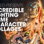Incredible fighing game character collages