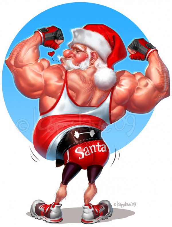 flexin santa