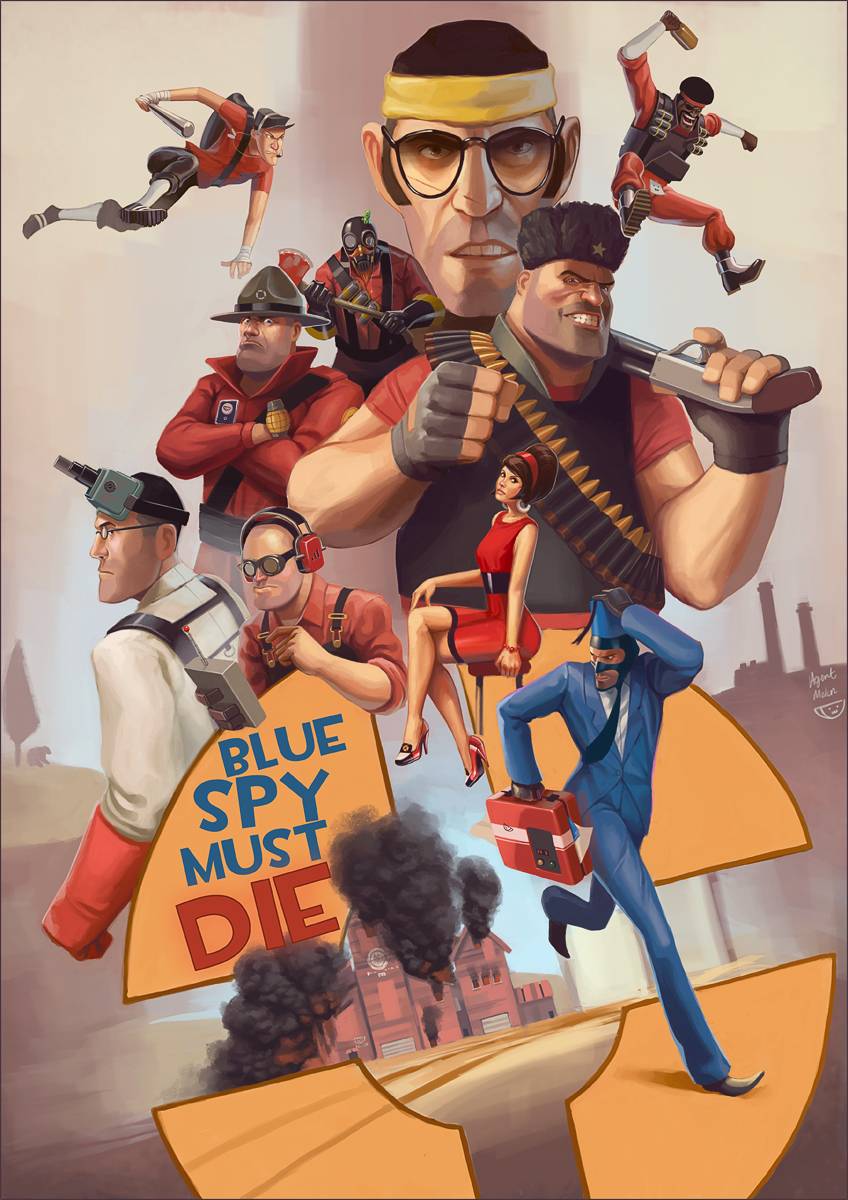 Awesome Team Fortress 2 Artworks Art and Design