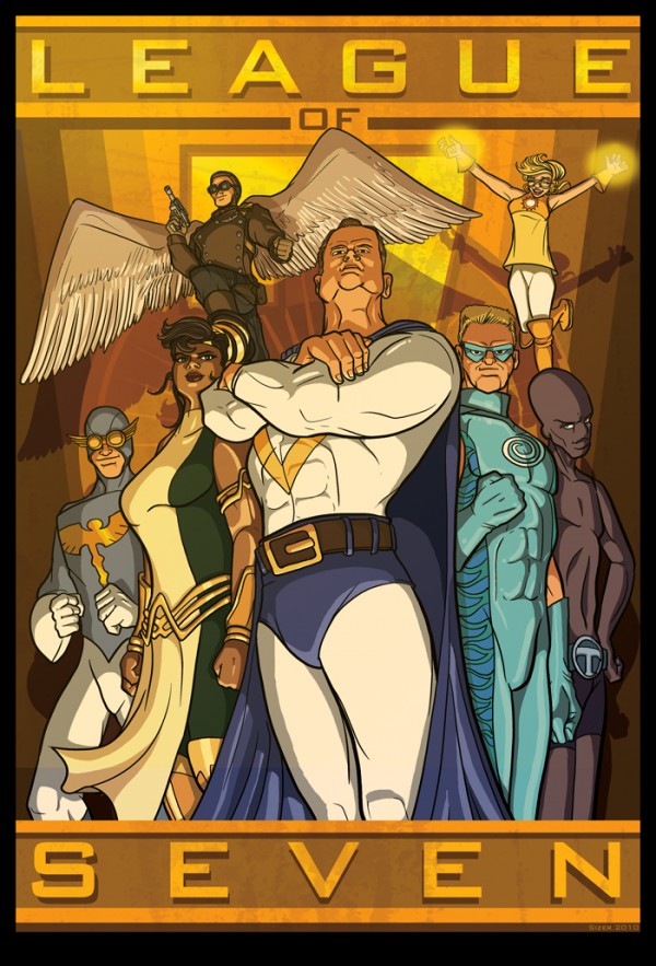 uniques league of 7 pinup