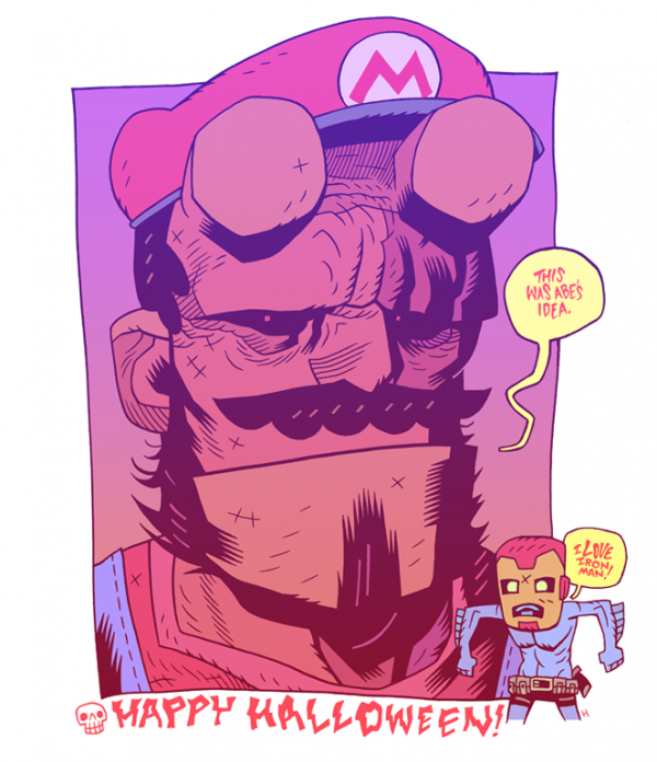 HELLBOY_MARIO hellboy mario