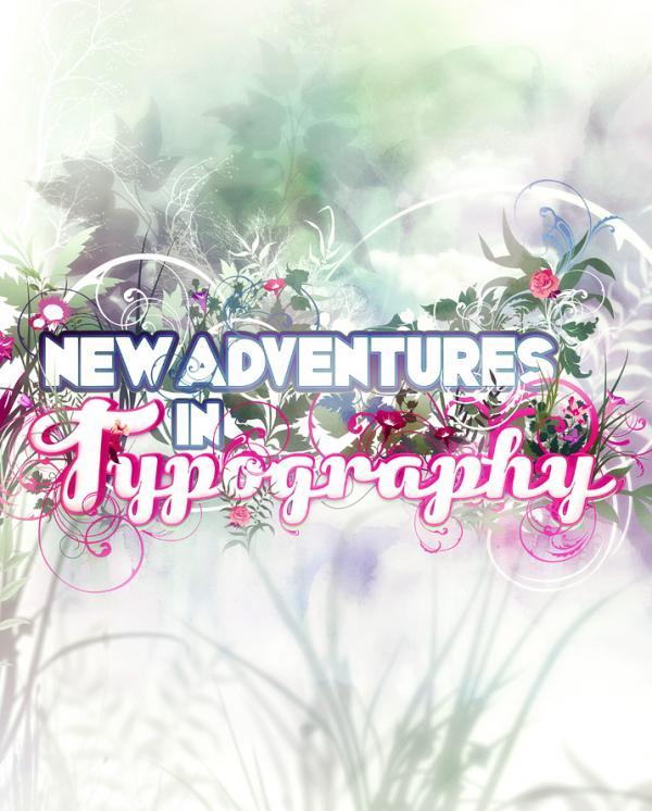 new adventures in typography by shinybinary
