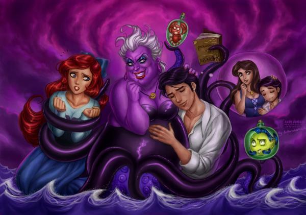 Little Mermaid vs Ursula