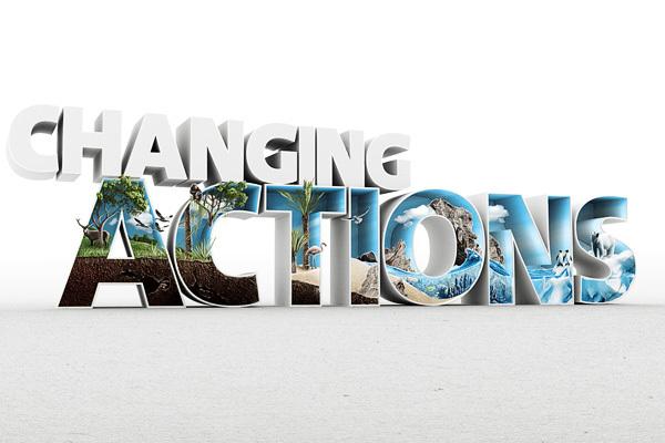 Changing Actions Wallpaper