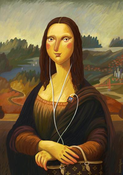 mona lisa in my style for moonsters400_568