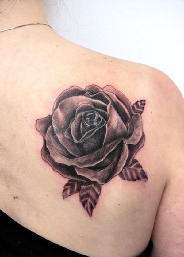 One Rose on back