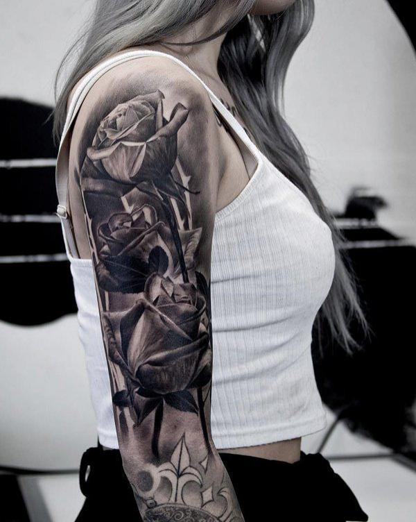 135 Beautiful Rose Tattoos And Their Meaning  AuthorityTattoo