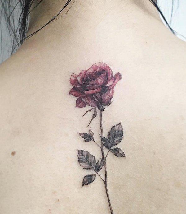 45+ beautiful and meaningful rose tattoo designs for both men and women ...