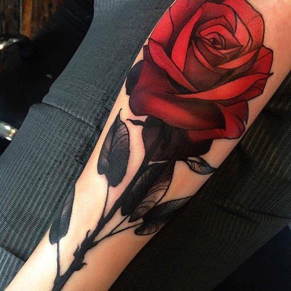 Tattoo Villa - Red heart black roses tattoo done... Comments will be  appreciate... For appointments mail us tattoovilla1@gmail.com.. Ring us  9818190917, 9818190417... #tattoo #tattoos #tattooed #tattooer #tattoodo  #tattoo2me #followforfollow ...