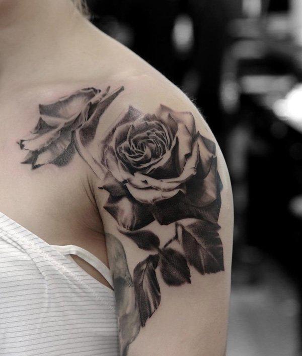 120 Meaningful Rose Tattoo Designs Art And Design