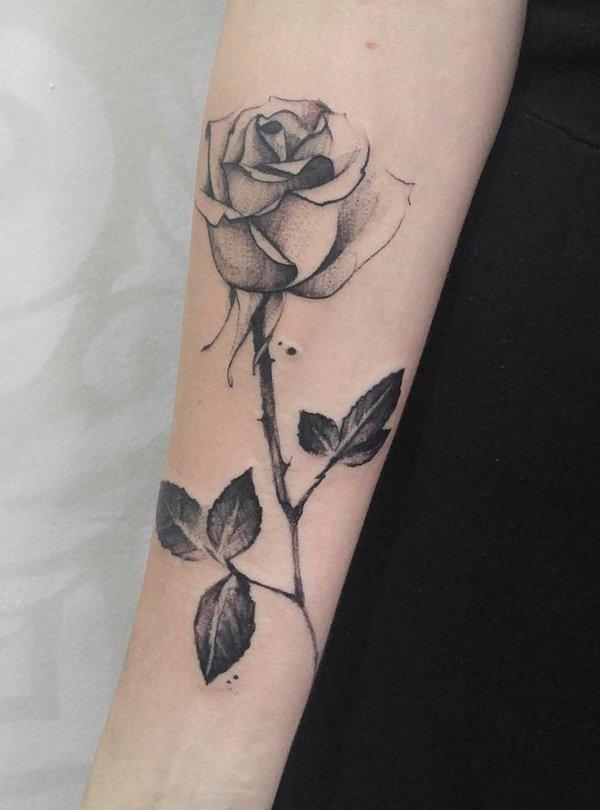 120+ Meaningful Rose Tattoo Designs | Cuded