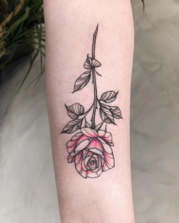 120+ Meaningful Rose Tattoo Designs Cuded