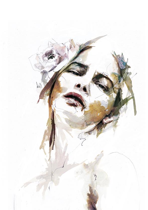 Amazing Portrait Illustrations by Florian Nicolle | Art and Design