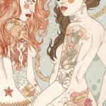 Tattoo illustrations by Liz Clements