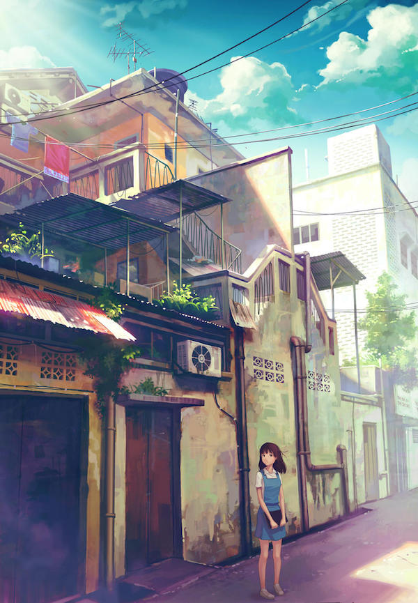 Back alley girl by feigiap