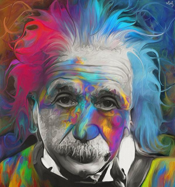 albert_einstein_by_Nicky Barkla albert einstein by Nicky Barkla