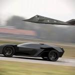 Aggressive Lamborghini Ankonian Concept Car