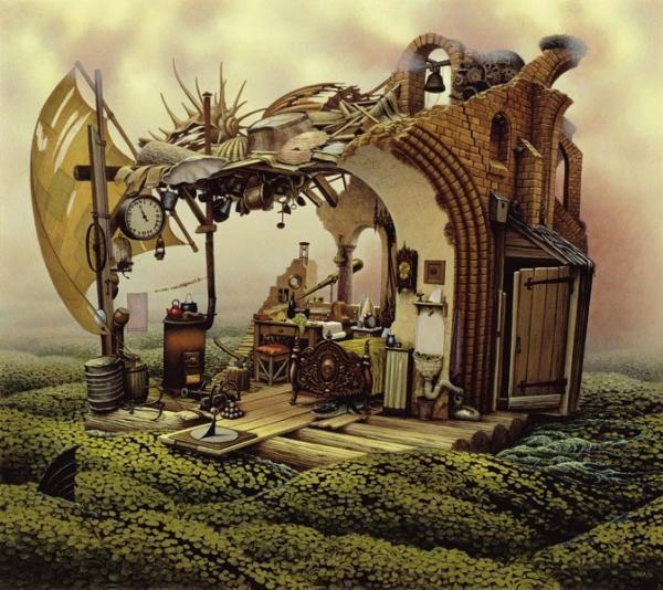 Jacek Yerka_13600_534 Bishop of Sargasso Sea