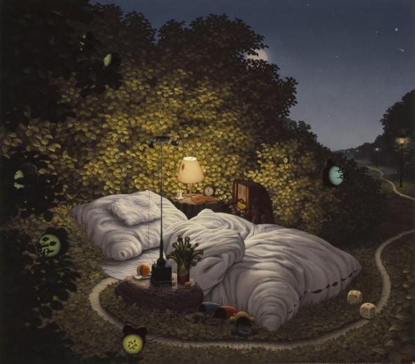 Jacek Yerka_6600_527 Bed