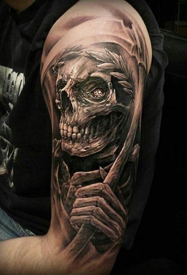 Skull Shoulder Tattoos  Photos of Works By Pro Tattoo Artists at theYoucom