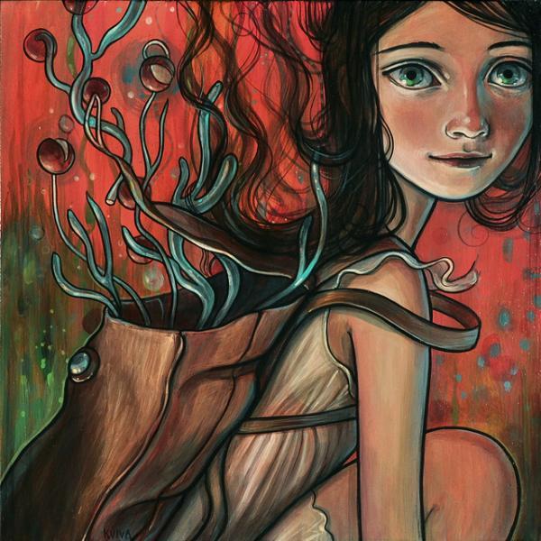 Whimsical Paintings by Kelly Vivanco | Art and Design
