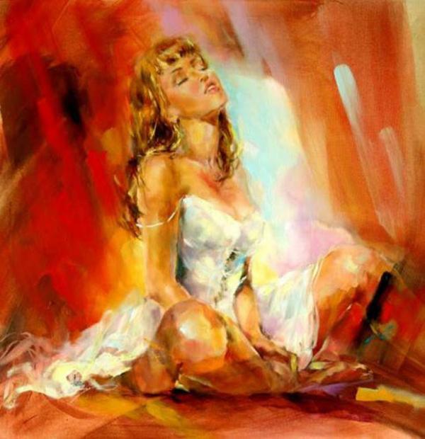 Romantic Paintings by Anna Razumovskaya Cuded