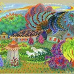 Beautiful Petrykivka Paintings by Olena Skytsiuk