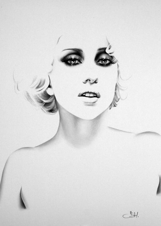 lady_gaga_commission_by_Ileana Hunter_550_773