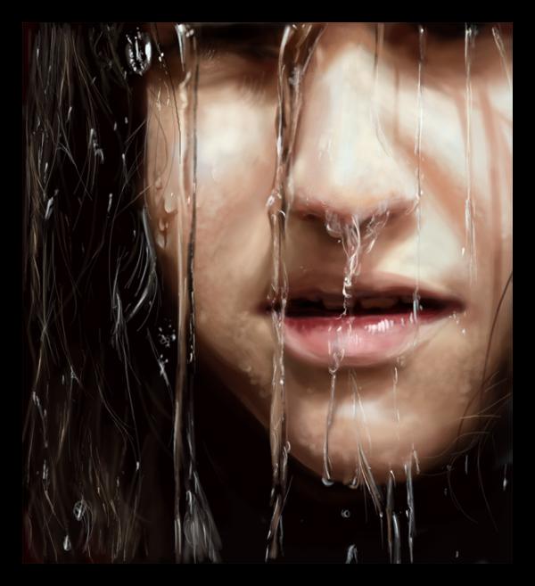 45 Water_Self_Portrait_Study_by_Foxbane