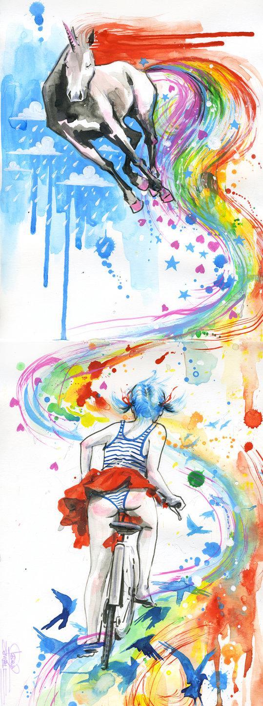 Mixed Media Illustrations by Lora Zombie | Art and Design