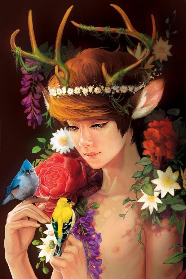 luhan___deer_nymph_by_Amanda Schank600_900
