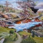 Abstract paintings by Oliver Vernon