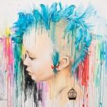 Mixed Media Illustrations by Lora Zombie