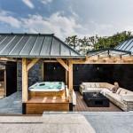 Aquatic Backyard of a Coastal Villa