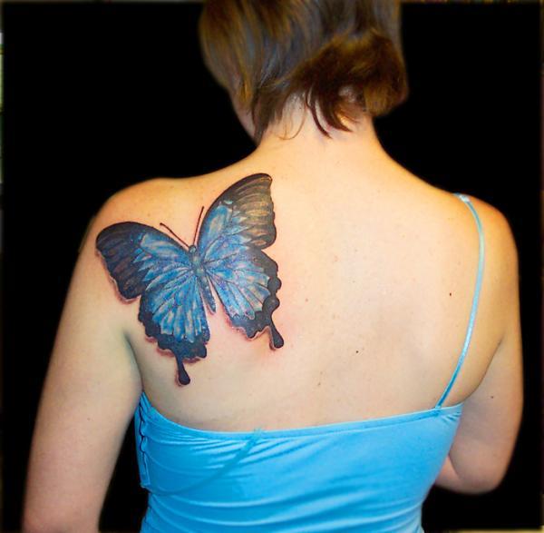 60 Butterfly And Flower Shoulder Tattoos For A Feminine Look  Psycho Tats