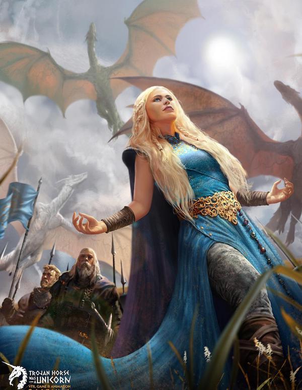 A Song Of Ice And Fire Mother of Dragons fanart