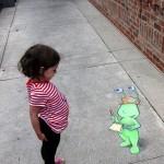 Playful Chalk Art by David Zinn