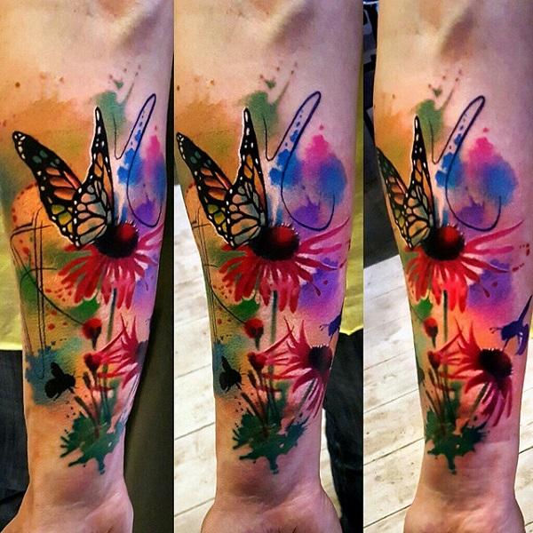 butterfly garden  Cool tattoos Body art Future tattoos