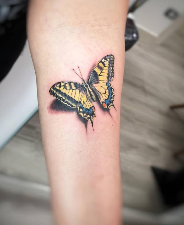 The beautiful butterfly tattoos  Butterfly tattoos meaning