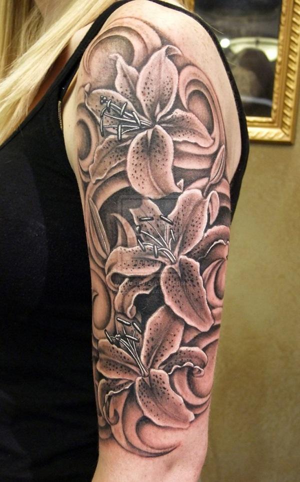 30 Best Lily Tattoos and Their Meanings  Saved Tattoo