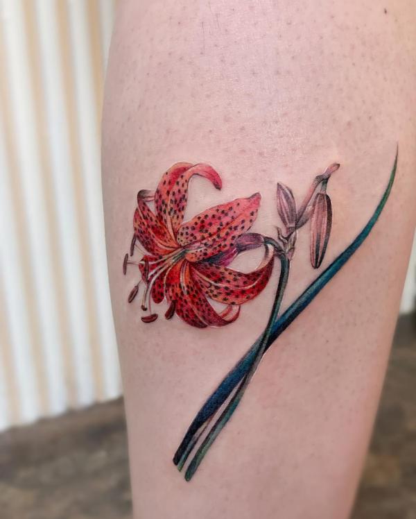 Aggregate 72+ tiger lily flower tattoo designs super hot - thtantai2