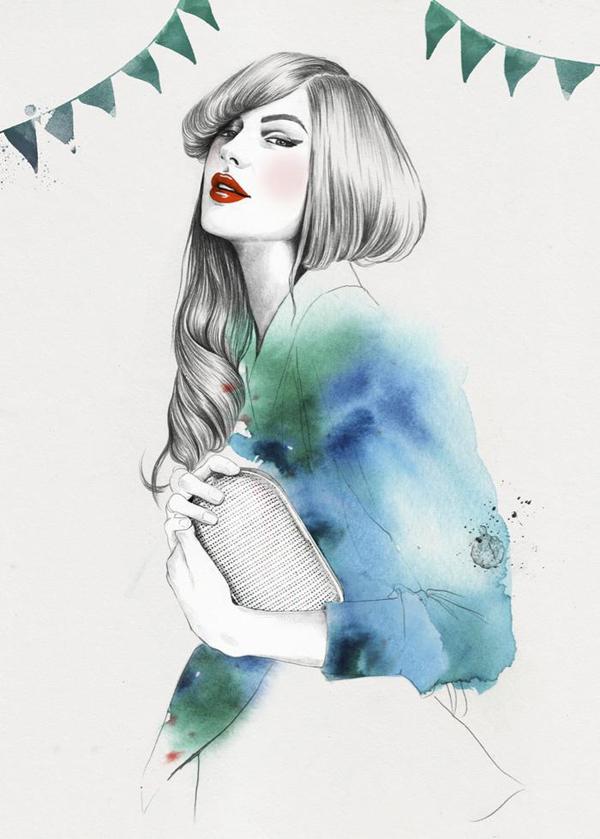 24 Fashion Illustration by Esra Roise