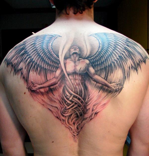 60 Wonderful Fallen Angel Tattoos  Designs With Meanings