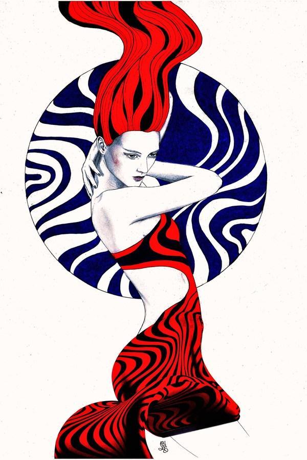 34 Fashion Illustration by Maria Caleis